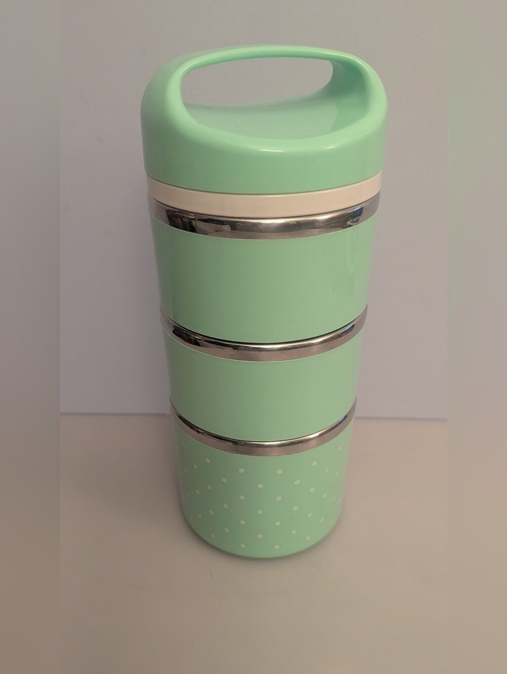 Lille Home Nutribox 3-Tier Insulated Bento Container. 12" x 4.5"